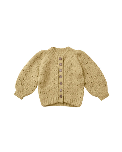 Rylee + Cru Tulip Cardigan | Lemon