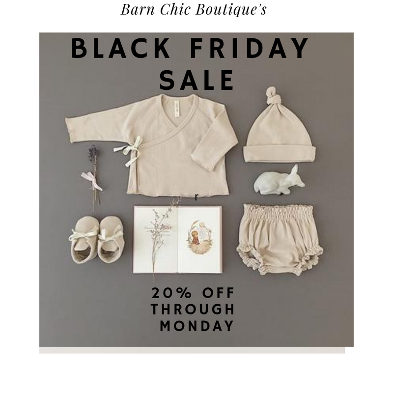 Black Friday - Small Business Saturday - Cyber Monday SALE!-Barn Chic Boutique
