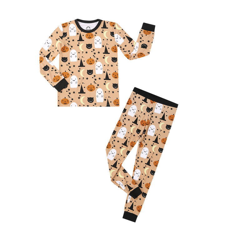 Emerson and Friends Bamboo Toddler Pajama Set | Trick or Treat Halloween-Barn Chic Boutique