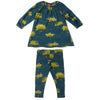 MilkBarn Kids Bamboo Dress & Legging Set | Firefly-Barn Chic Boutique