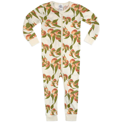 Milkbarn Kids Organic Cotton Zipper Pajama | Peaches-Barn Chic Boutique