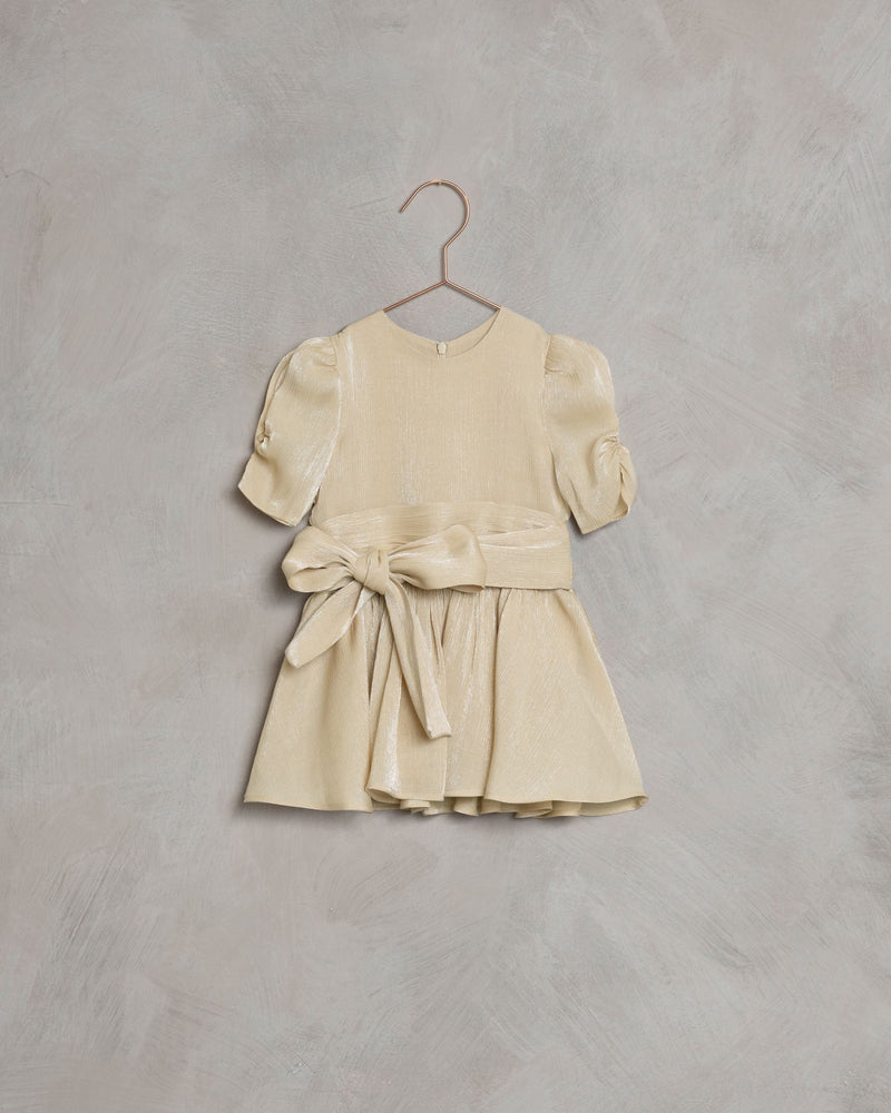Noralee Joesephine Dress | Metallic Champagne-Barn Chic Boutique