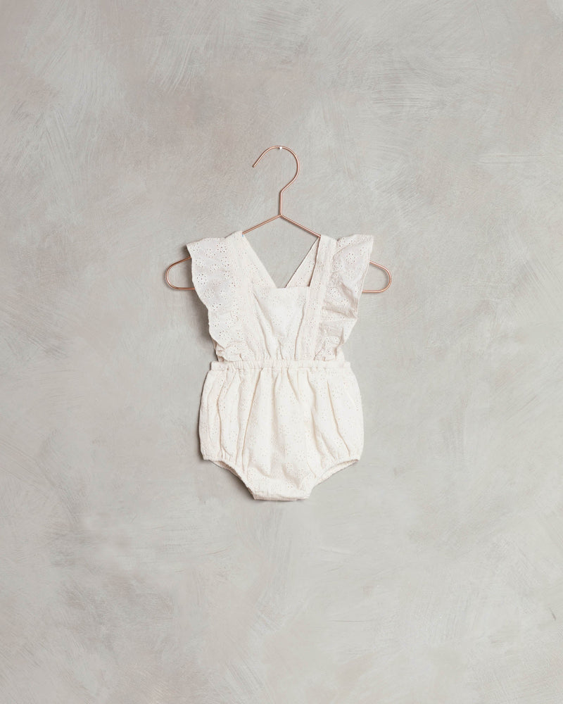Noralee Lucy Romper | Ivory Eyelet-Barn Chic Boutique