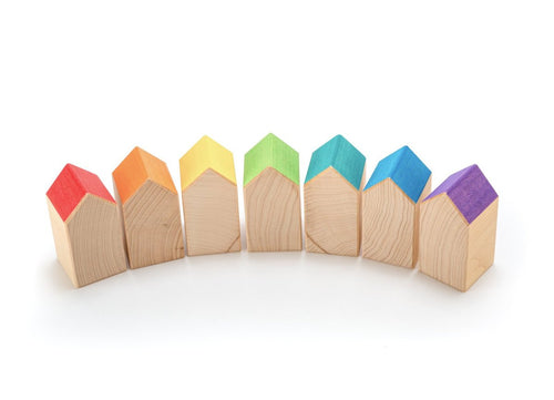 Ocamora 7 Wooden Houses | Rainbow-Barn Chic Boutique