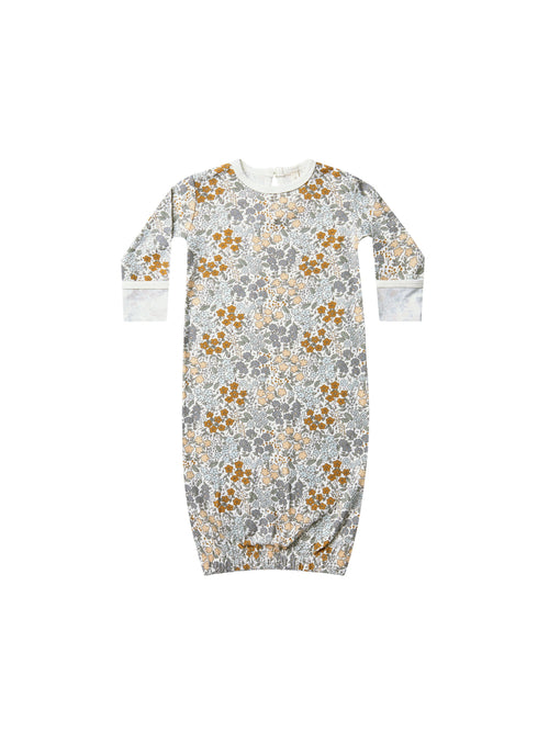 Quincy Mae Bamboo Baby Gown | Garden-Barn Chic Boutique