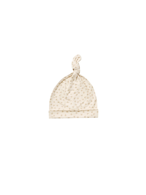 Quincy Mae Bamboo Knotted Baby Hat - Scatter | Natural-Barn Chic Boutique