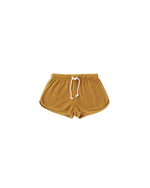 Rylee + Cru Terry Track Short - Gold-Barn Chic Boutique