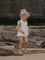 The Simple Folk The Old Fashioned Romper | Off White-Barn Chic Boutique