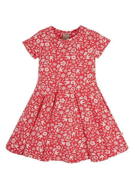 Frugi Skater Dress | Watermelon Bloom-Barn Chic Boutique