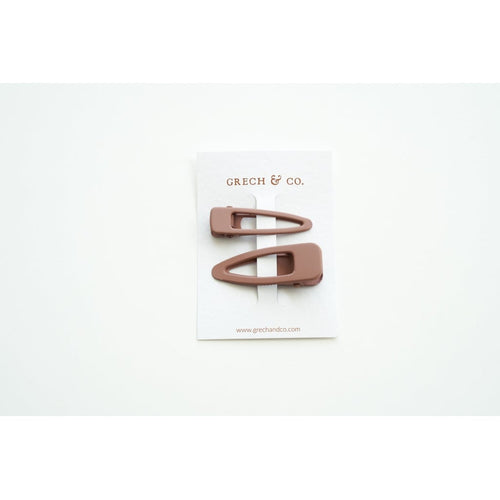 Grech & Co Matte Hair Clips (Set of 2) | Burlwood-Barn Chic Boutique