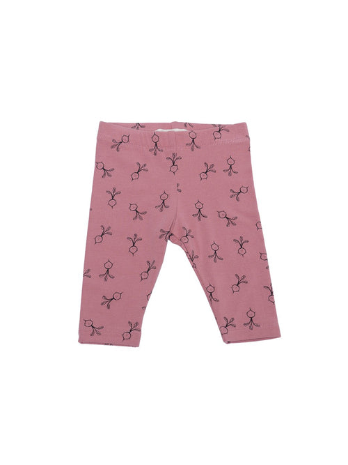 Greige The Bamboo Legging | Pink with Radish Outline-Barn Chic Boutique