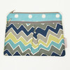 Logan and Lenora Clutch in Zoom Chevron