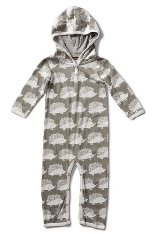 Big Lovey by MilkBarn Baby - 3 Layer Blanket  in Lavender Hedgehog