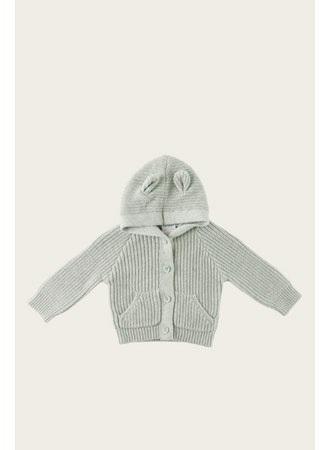 Jamie Kay Bear Cardigan - Smoke Marle-Barn Chic Boutique