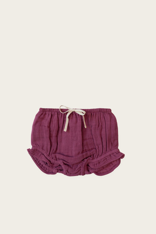 Jamie Kay Organic Cotton Muslin Frill Bloomer | Damson-Barn Chic Boutique