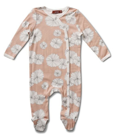 Big Lovey by MilkBarn Baby - 3 Layer Blanket  in Lavender Hedgehog