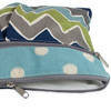 Logan and Lenora Clutch in Zoom Chevron